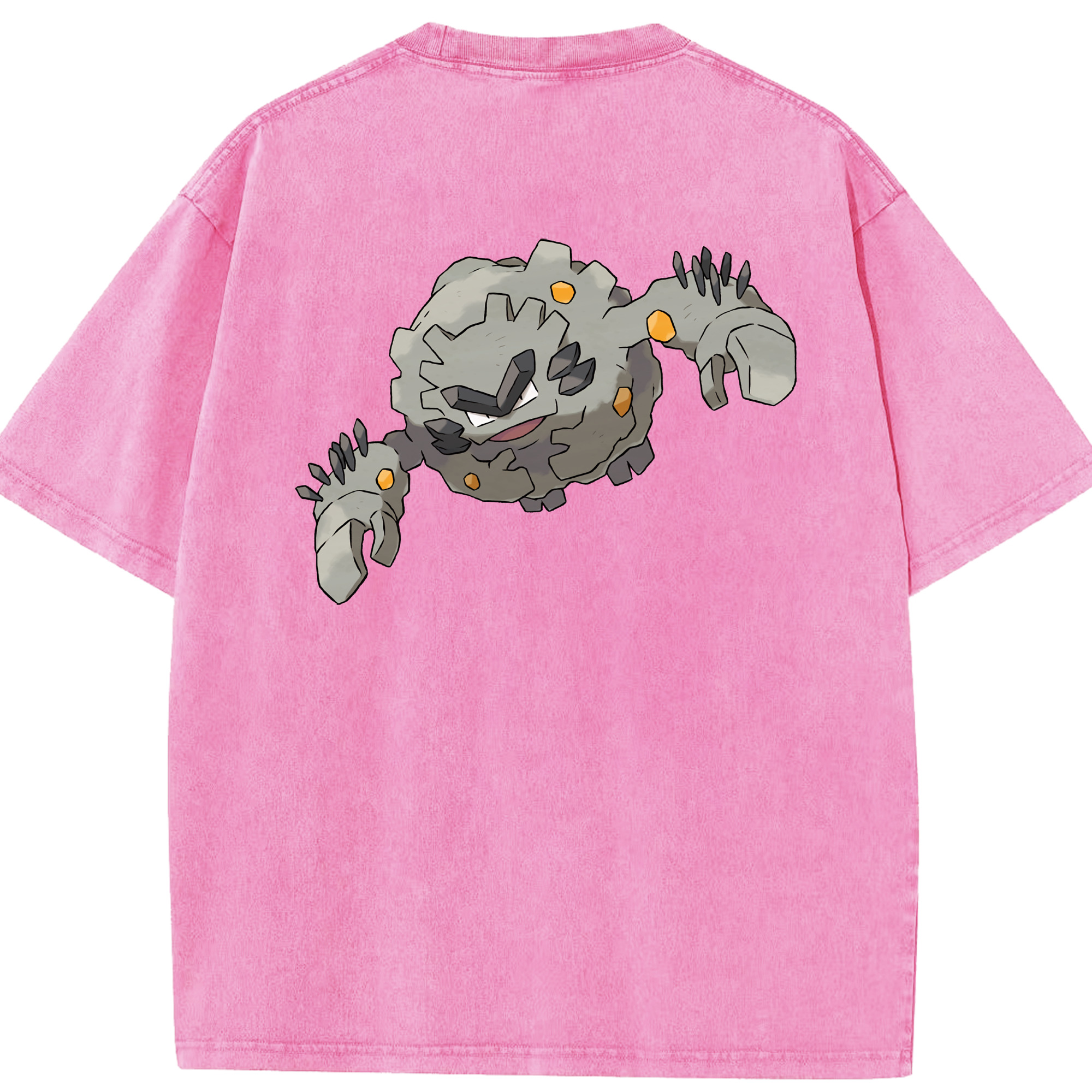 （画像用） ポケットモンスター Pokémon 綿100% ヴィンテージ風 半袖Tシャツ（背面プリント）